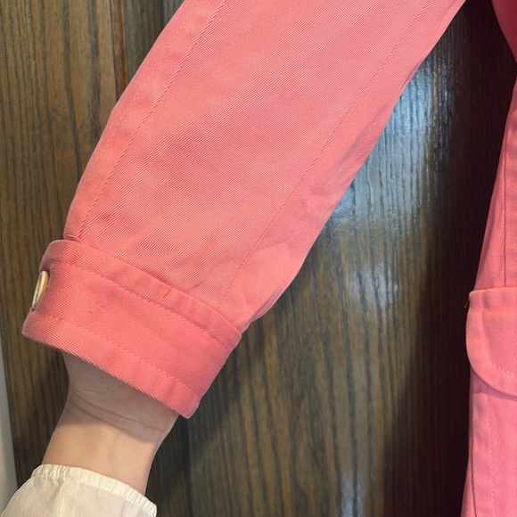 Pink Button-Up Spring coat - Picture 3 of 15